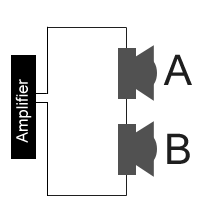 2 Speakers in a Series configuration